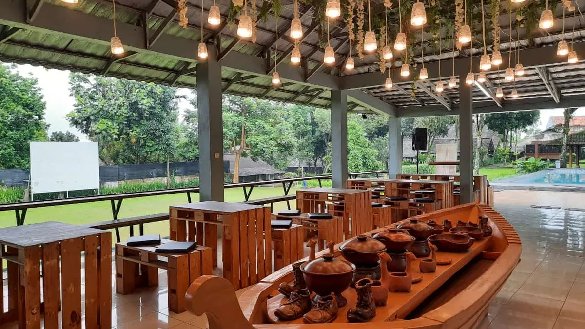 Aula untuk turnamen gaming Tjapung Resort