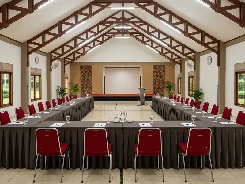 Aula pertemuan Tjapoeng Resort Pancawati Bogor